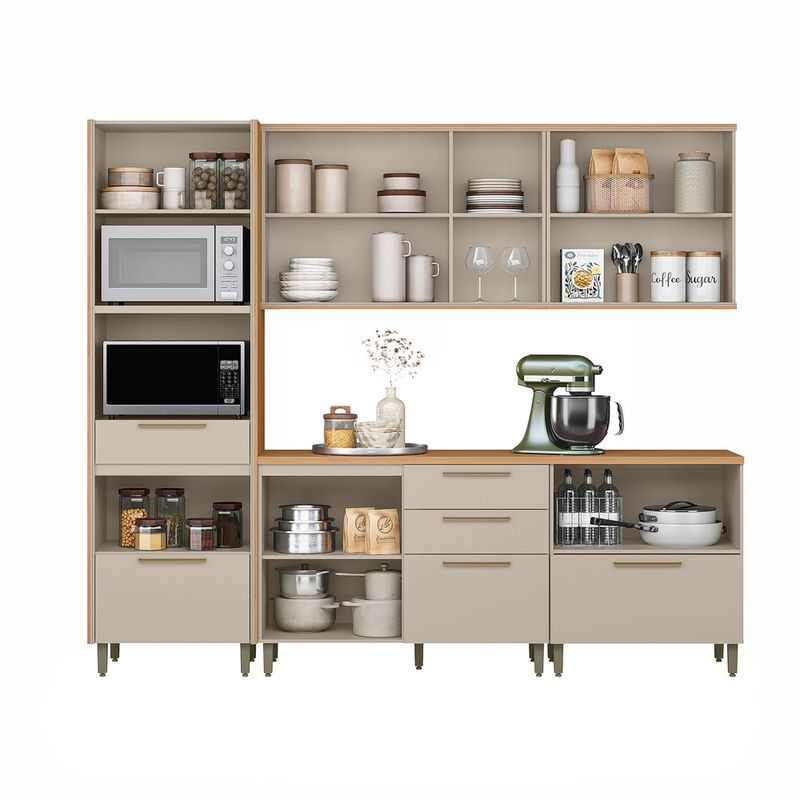 Cozinha-Modulada-5-Pecas-com-Tampo-Em-MDF-Atena-Linea-Brasil