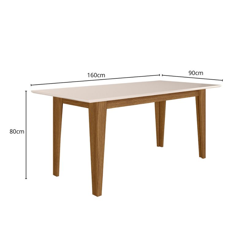Mesa de Jantar 160cm Liz Poliman Móveis