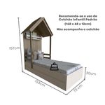 Cama Infantil 2 Gavetas Mel Bramov