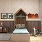 Cama Infantil 2 Gavetas Mel Bramov