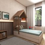 Cama Infantil 2 Gavetas Mel Bramov