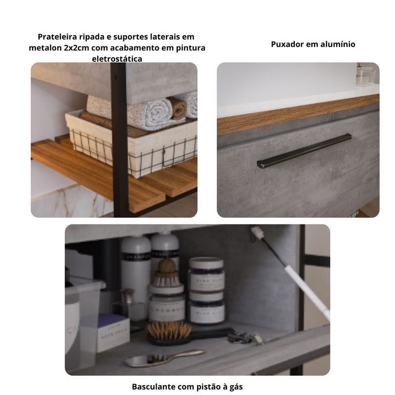 Conjunto-para-Banheiro-com-Cuba-e-Espelho-1-Porta-60cm-em-MDF-Metalo-MGM