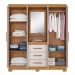 Guarda-Roupa-Solteiro-com-Espelho-e-Pes-4-Portas-3-Gavetas-NT5015-Notavel-Moveis