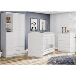 Quarto-de-Bebe-Completo-Berco-Mini-Cama-Guarda-Roupa-3-Portas-2-Gavetas-e-Comoda-5-Gavetas-Bala-de-Menta-Henn