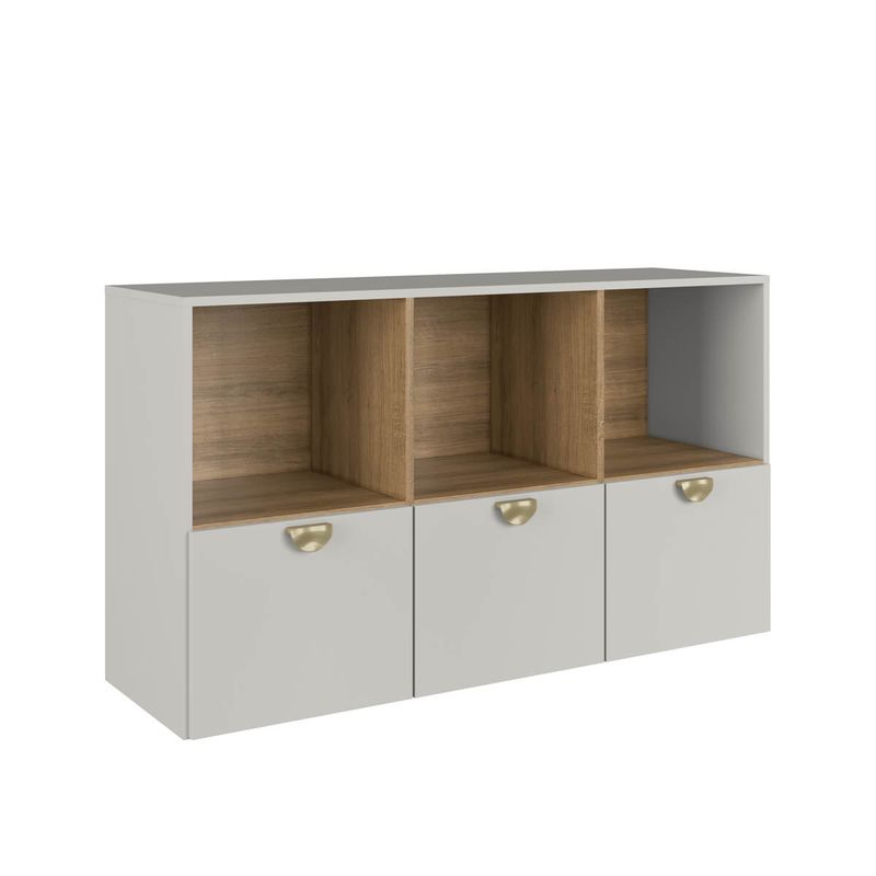 Quarto-Infantil-Cama-Solteiro-Montessoriana-Led-e-Comoda-CJ082-Lille