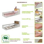 Quarto-Infantil-Cama-Solteiro-Montessoriana-Led-e-Comoda-1-Gaveta-CJ081-Lille