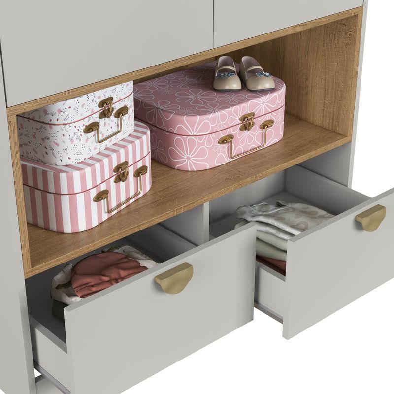 Quarto-Infantil-Cama-Solteiro-Montessoriana-Led-Comoda-Guarda-roupa-CJ076-Lille-Art-In-Moveis