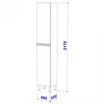 Paneleiro-2-Portas-40cm-Star-Indekes