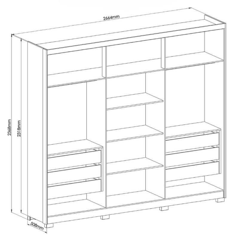 Guarda-Roupa-Casal-6-Portas-com-Pes-Brescia-Moveis-Castro