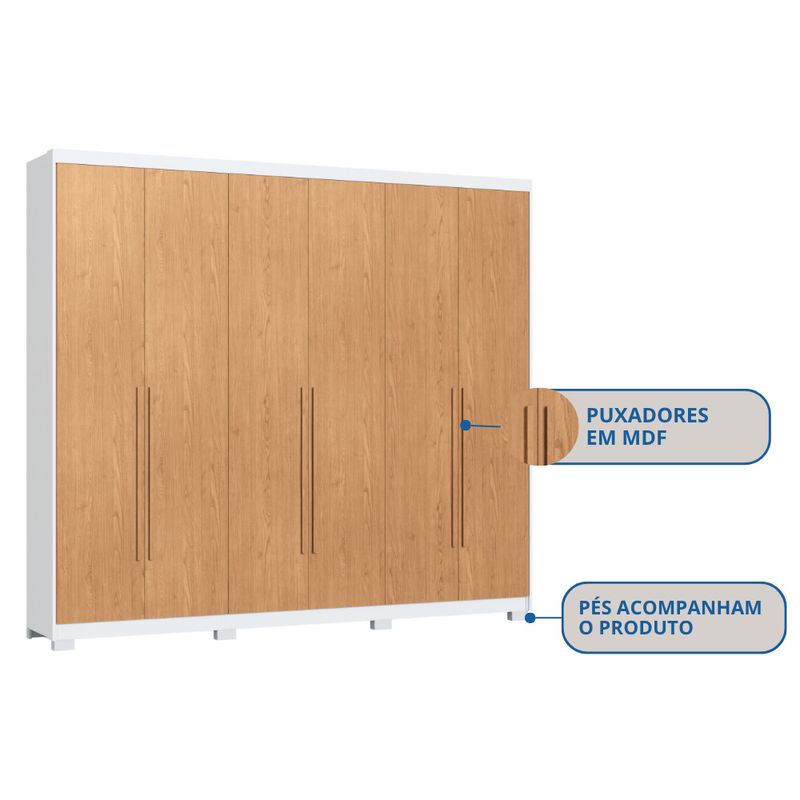 Guarda-Roupa-Casal-6-Portas-com-Pes-Brescia-Moveis-Castro