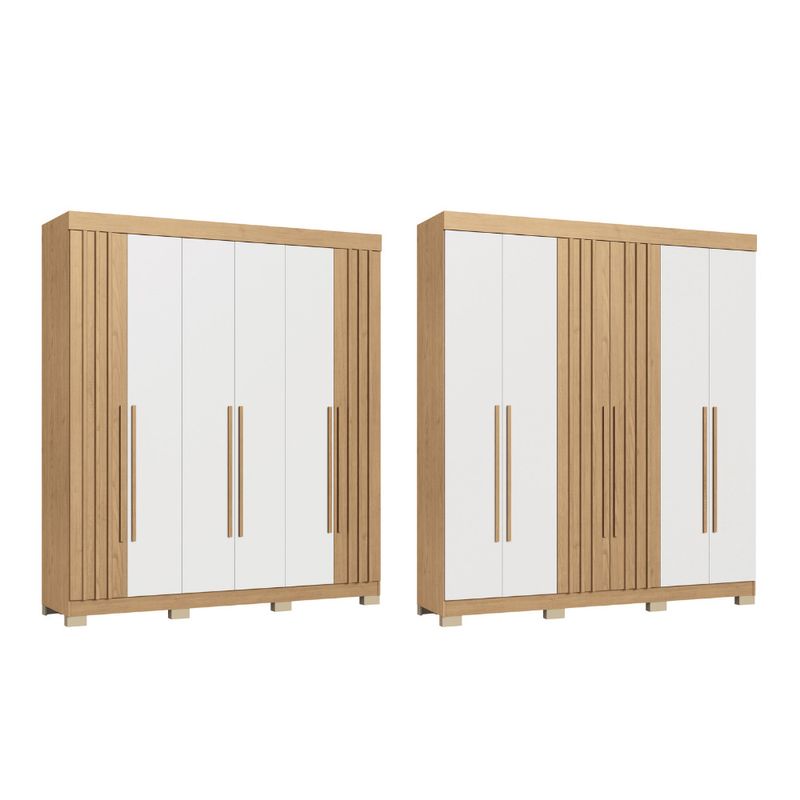 Guarda-Roupa-Casal-Flex-6-Portas-com-Pes-Verona-Moveis-Castro