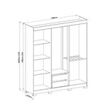 Guarda-Roupa-Casal-Flex-6-Portas-com-Pes-Verona-Moveis-Castro