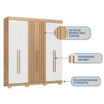 Guarda-Roupa-Casal-Flex-6-Portas-com-Pes-Verona-Moveis-Castro