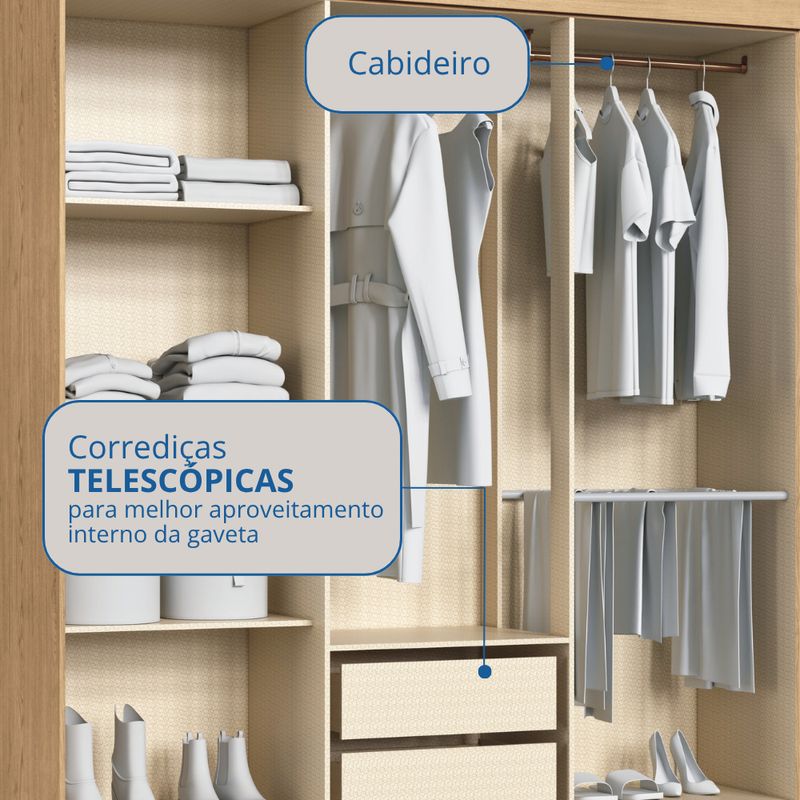 Guarda-Roupa-Casal-Flex-6-Portas-com-Pes-Verona-Moveis-Castro