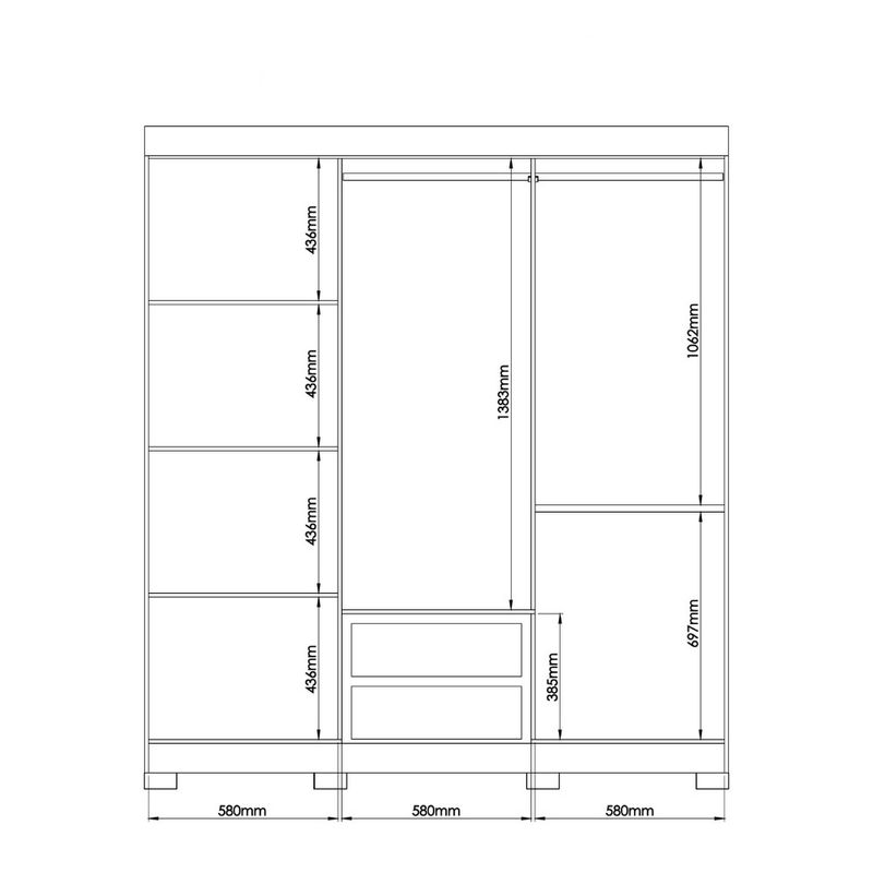 Guarda-Roupa-Casal-Flex-6-Portas-com-Pes-Verona-Moveis-Castro