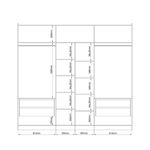 Guarda-Roupa-Casal-Flex-com-Espelho-3-Portas-de-Correr-em-MDF-Imperial-New-Moveis-Castro