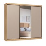 Guarda-Roupa-Casal-Flex-com-Espelho-3-Portas-de-Correr-em-MDF-Imperial-New-Moveis-Castro