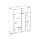 Guarda-Roupa-Casal-2-Portas-de-Correr-em-MDF-Conde-New-Moveis-Castro