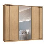 Guarda-Roupa-Casal-com-Espelho-3-Portas-de-Correr-em-MDF-Duque-New-Moveis-Castro