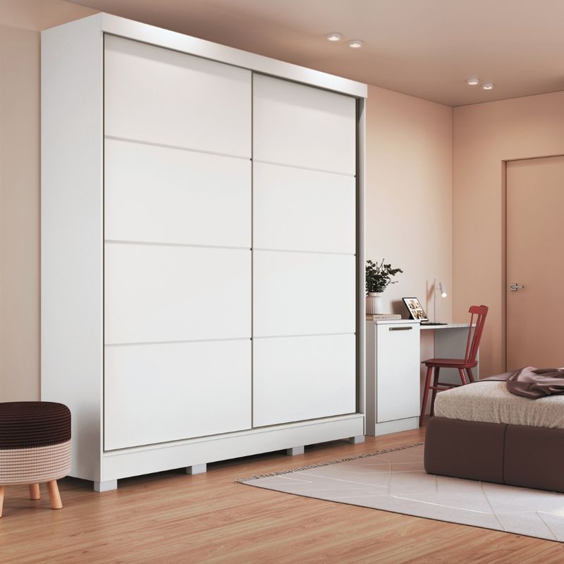 Guarda-Roupa-Casal-2-Portas-de-Correr-com-Pes-em-MDF-Pontal-Moveis-Castro