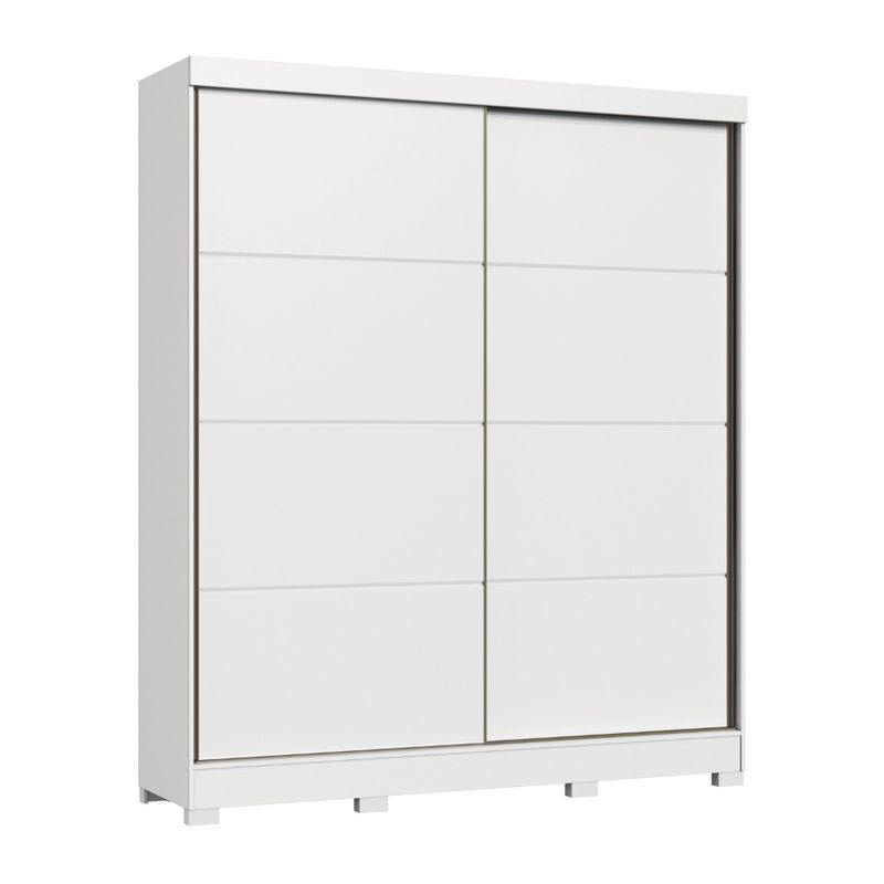 Guarda-Roupa-Casal-2-Portas-de-Correr-com-Pes-em-MDF-Pontal-Moveis-Castro