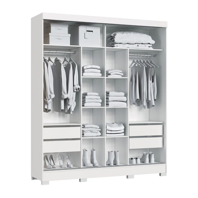 Guarda-Roupa-Casal-2-Portas-de-Correr-com-Pes-em-MDF-Pontal-Moveis-Castro