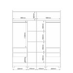Guarda-Roupa-Casal-2-Portas-de-Correr-com-Pes-em-MDF-Pontal-Moveis-Castro