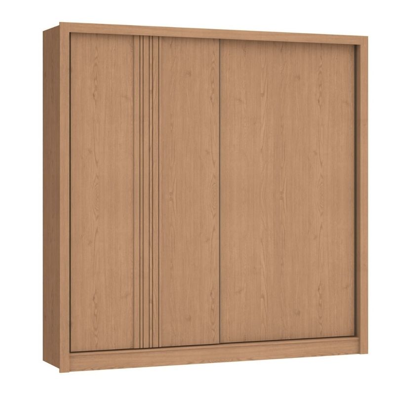Guarda-Roupa-Casal-Flex-Ripado-2-Portas-de-Correr-Turim-Moveis-Castro