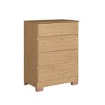 Cômoda 4 Gavetas com Pés Maia Móveis Castro