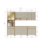 Cozinha Modulada 5 peças Multi I Nesher