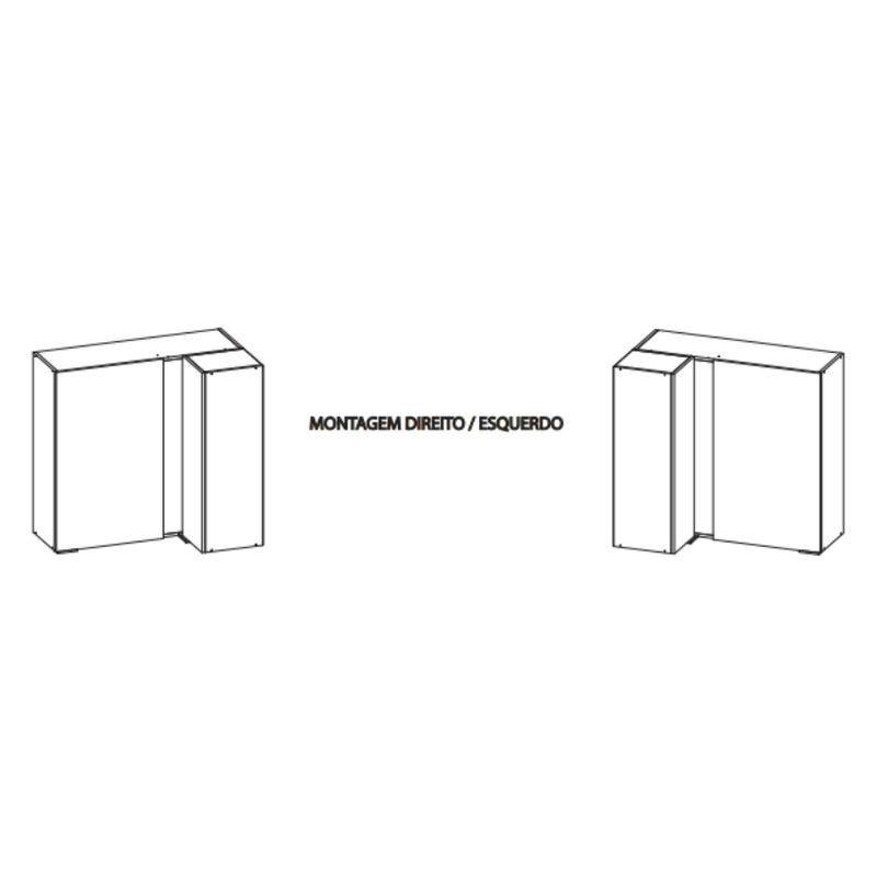 Armário Aéreo 2 Portas Lumina Telasul