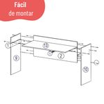 Escrivanhinha 1 Gaveta Versa Telasul