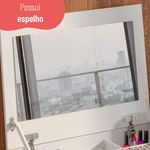 Penteadeira Camarim com Espelho 2 Gavetas Versa Telasul