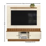 Estante Home Ripada para TV até 70 Polegadas 2 Portas de Correr Florianopolis Mobler