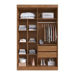 Guarda Roupa Solteiro 4 Portas Em MDF Melbourne Doripel