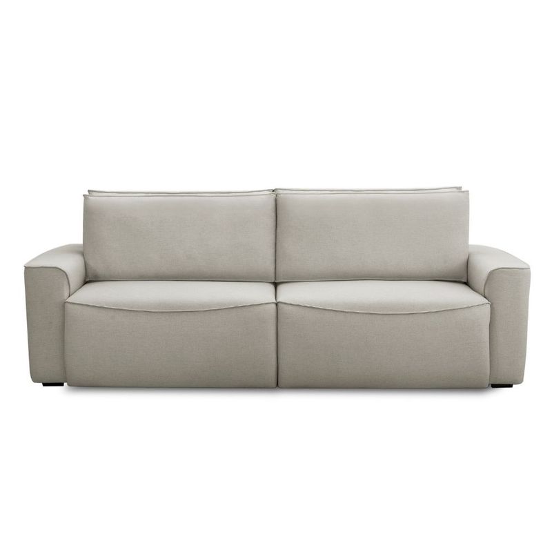 Sofá 3 Lugares Retrátil e Reclinável Linho Nobile Ferguile