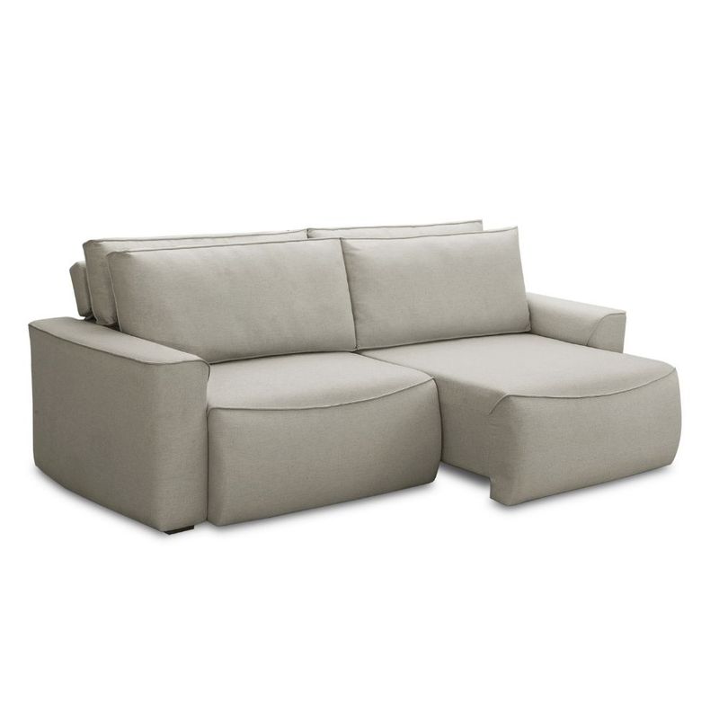 Sofá 3 Lugares Retrátil e Reclinável Linho Nobile Ferguile