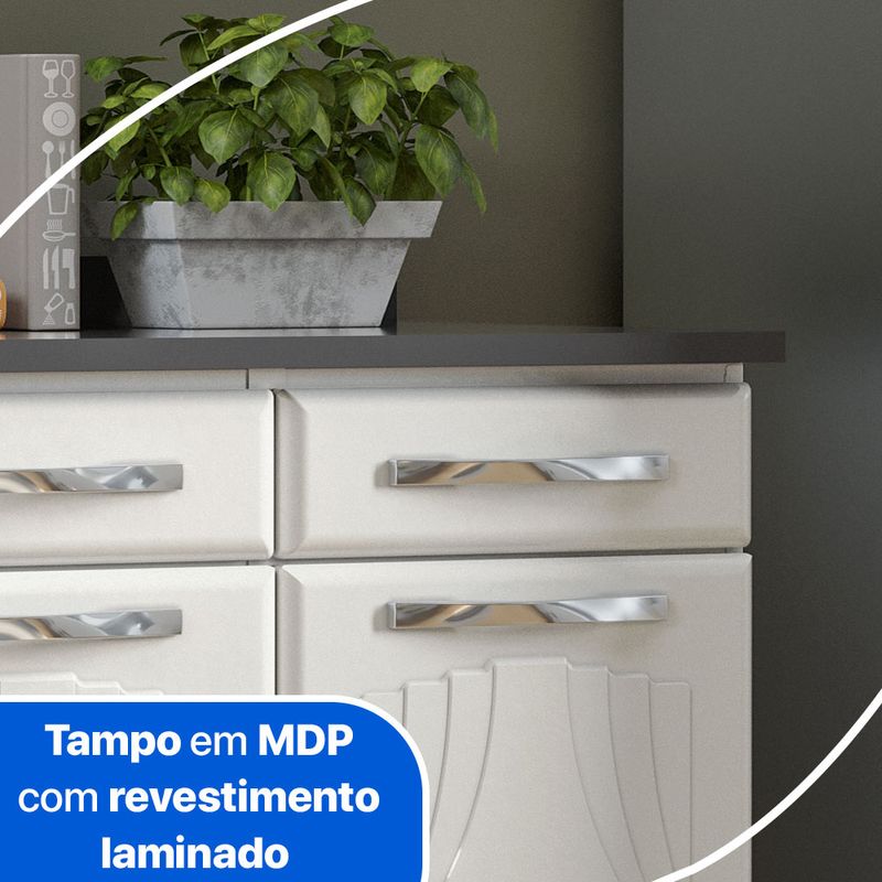 Balcão 2 Portas 2 Gavetas Star New Telasul