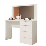 Penteadeira com Espelho 4 Gavetas Lis Móveis Sul