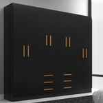 Guarda Roupa Casal 8 Portas 6 Gavetas Paris Evidência Móveis