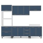 Cozinha Modulada 5 Peças sem Pia Amara Politorno Móveis