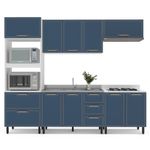 Cozinha Modulada 5 Peças sem Pia Amara Politorno Móveis