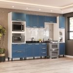 Cozinha Modulada 5 Peças Amara sem Pia Politorno Móveis