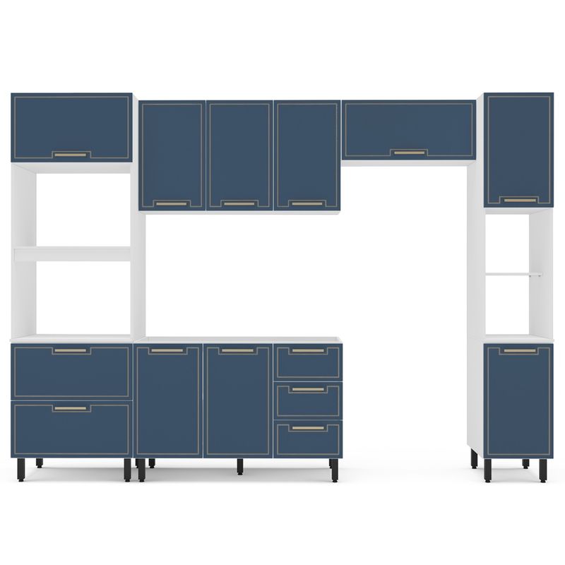 Cozinha Modulada 5 Peças Amara sem Pia Politorno Móveis