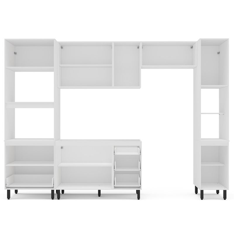 Cozinha Modulada 5 Peças Amara sem Pia Politorno Móveis
