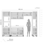 Cozinha Modulada 5 Peças Amara sem Pia Politorno Móveis