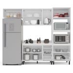 Cozinha Modulada 4 Peças com Tampo Amara Politorno Móveis