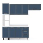 Cozinha Modulada 4 Peças com Tampo Amara Politorno Móveis