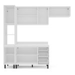 Cozinha Modulada 4 Peças com Tampo Amara Politorno Móveis