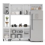 Cozinha Modulada 4 Peças com Tampo Amara Politorno Móveis